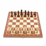 SZACHY DO GRY DRERWNIANE WARCABY BACKGAMMON TRYKTRAK 34x34cm