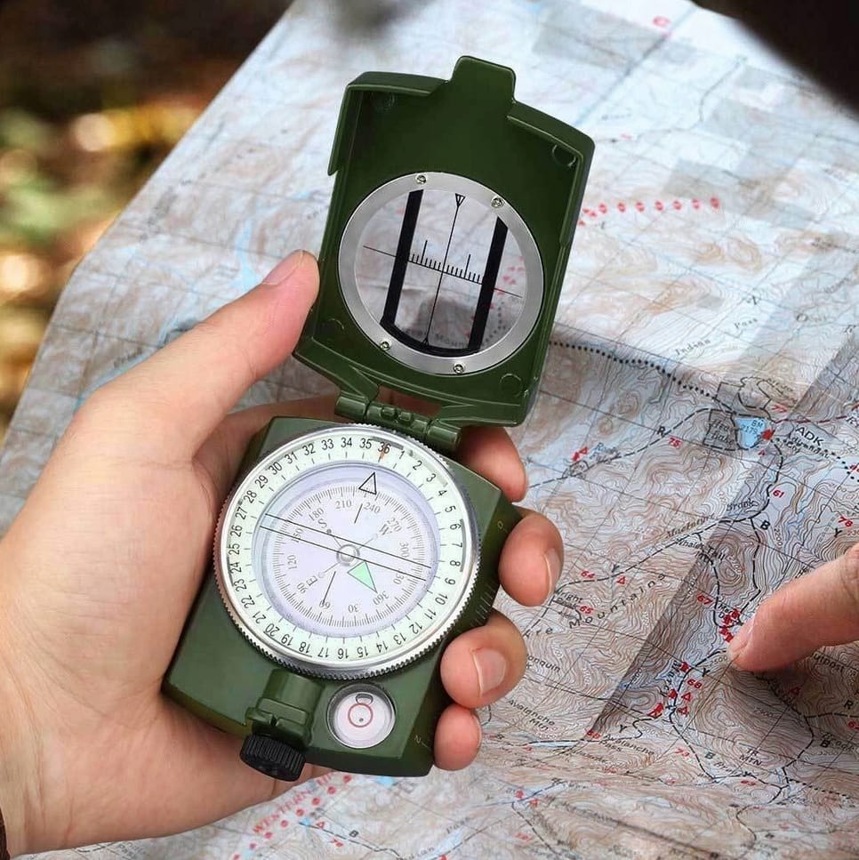 KOMPAS PRYZMATYCZNY TURYSTYCZNY BUSOLA WOJSKOWA - obrazek 4