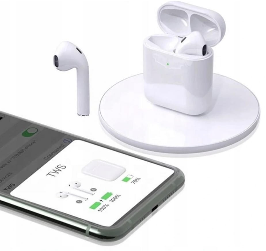 SŁUCHAWKI BEZPRZEWODOWE DOUSZNE I200 TWS BLUETOOTH 5.0