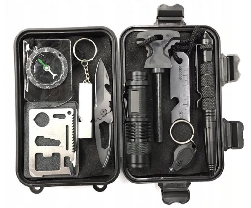 ZESTAW SURVIVALOWY PRZETRWANIA PRZEŻYCIA SURVIVAL KIT 19w1
