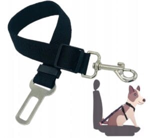 SMYCZ DO SAMOCHODU PASY BEZPIECZEŃSTWA DLA PSA 70CM