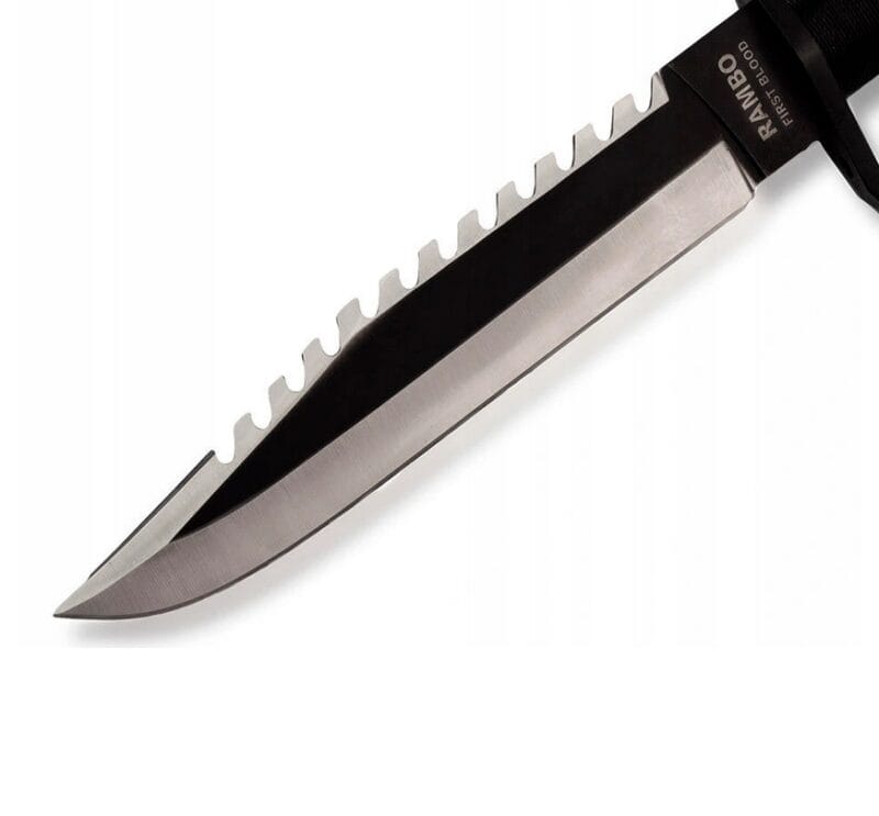 NÓŻ TAKTYCZNY RAMBO FINKA WOJSKOWY 35CM - obrazek 2