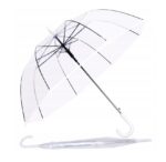 PARASOL PRZEZROCZYSTY ŚLUBNY PARASOLKA NA ŚLUB SESJĘ 8 DRUTÓW 120CM
