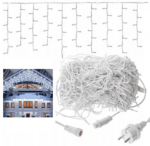 SOPLE 100 GRUBE ZEWNĘTRZNE LED LAMPKI BIAŁY ZIMNY IP44 FLASH 4M