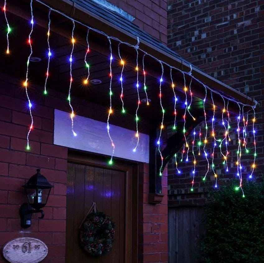 SOPLE 200 GRUBE ZEWNĘTRZNE LED LAMPKI MULTIKOLOR IP44 FLASH 8M - obrazek 2