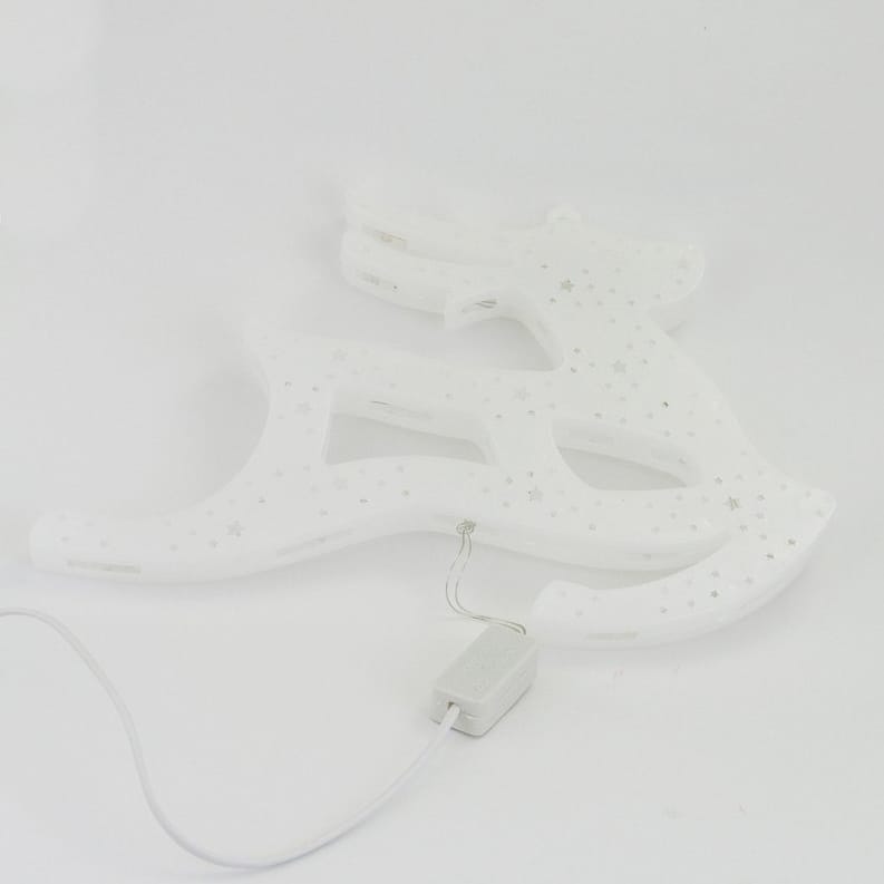 OZDOBA LED RENIFER LAMPKI BIAŁY CIEPŁY XXL 43CM - obrazek 2