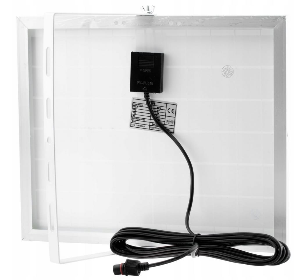 LAMPA SOLARNA LED NAŚWIETLACZ SOLAR PANEL HALOGEN PILOT IP66 200W - obrazek 8