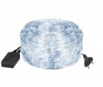 WĄŻ ŚWIETLNY ZEWNĘTRZNY LED LAMPKI BIAŁY ZIMNY IP44 20M