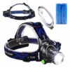 LATARKA CZOŁOWA CZOŁÓWKA LED XML T6 ZOOM 800M USB