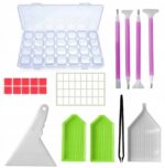 HAFT DIAMENTOWY ZESTAW DO HAFTU DIAMENTOWEGO AKCESORIA 49 EL