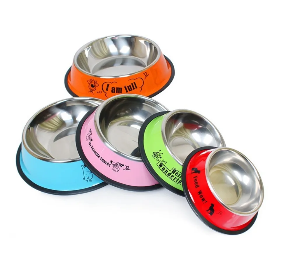 MISKA DLA PSA METALOWA ANTYPOŚLIZGOWA 22CM 600ML