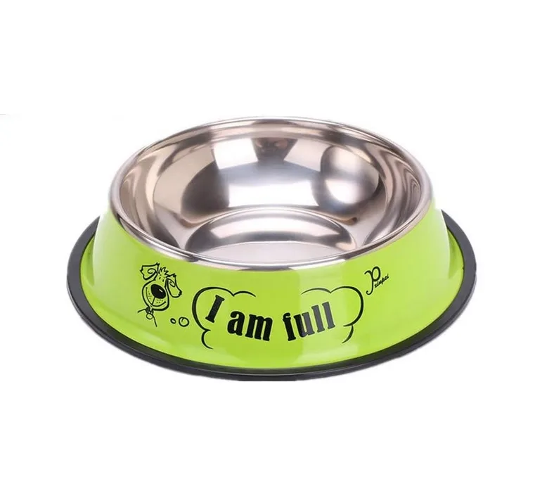 MISKA DLA PSA METALOWA ANTYPOŚLIZGOWA 22CM 600ML - obrazek 3