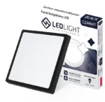 PLAFON LED PANEL NATYNKOWY NIEMRUGAJĄCY CCD CZARNY NEUTRALNY 24W