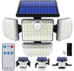 LAMPA SOLARNA LED ZEWNĘTRZNA CZUJNIK RUCHU ZMIERZCHU SMD PILOT IP65