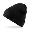 CIEPŁA CZAPKA ZIMOWA BEANIE WYWIJANA DWUWARSTWOWA