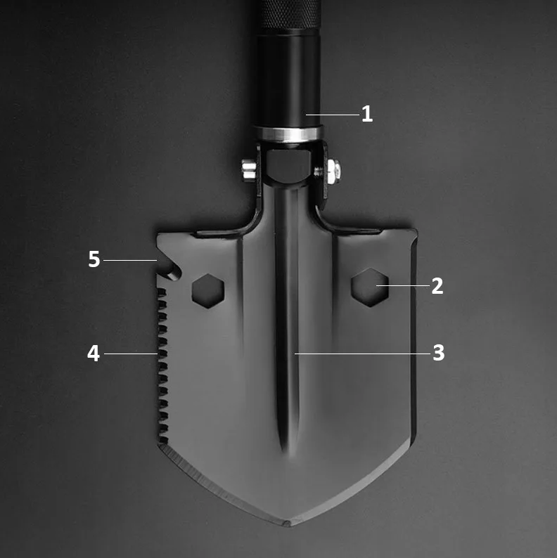 SAPERKA SURVIVAL WOJSKOWA NIEZBĘDNIK 16W1 50CM - obrazek 8