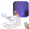 KURTYNA ŚWIETLNA LED DRUCIK USB LAMPKI SOPLE PILOT USB MULTIKOLOR 2X2M