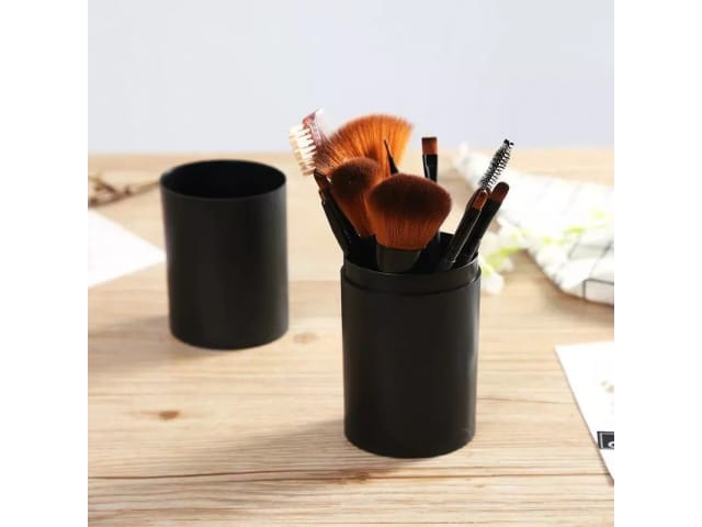 Zestaw Pędzli Do Makijażu 12sztuk + Etui