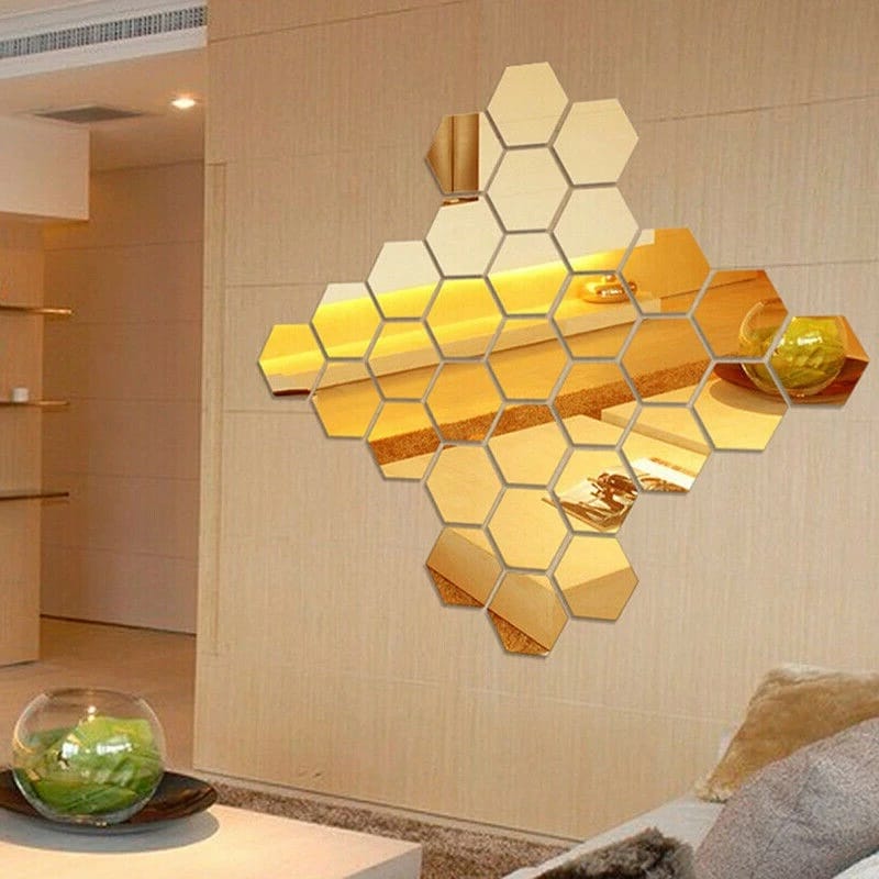 NAKLEJKA LUSTRO SZEŚCIOKĄTY 1 SZTUKA - obrazek 5