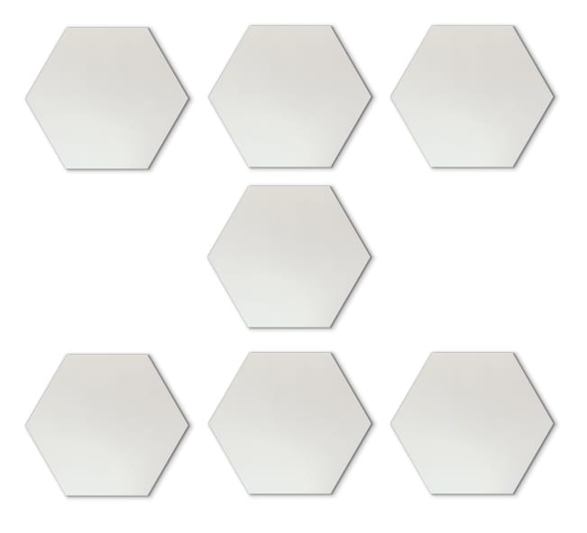 NAKLEJKA LUSTRO SZEŚCIOKĄTY 1 SZTUKA - obrazek 2