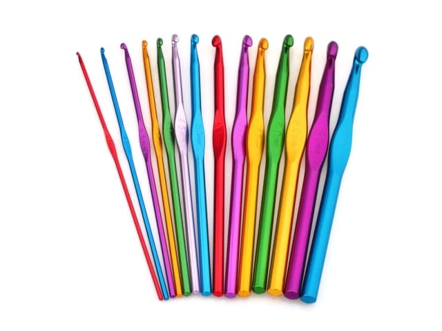 Zestaw Szydełek 12 sztuk