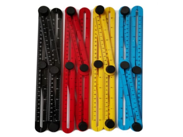 EB027 Templater regulowany kątownik miarka