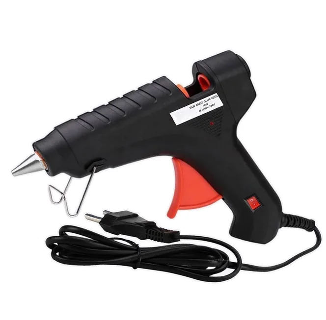 PISTOLET DO KLEJU NA GORĄCO WŁĄCZNIK METALOWA KOŃCÓWKA 60W 11MM