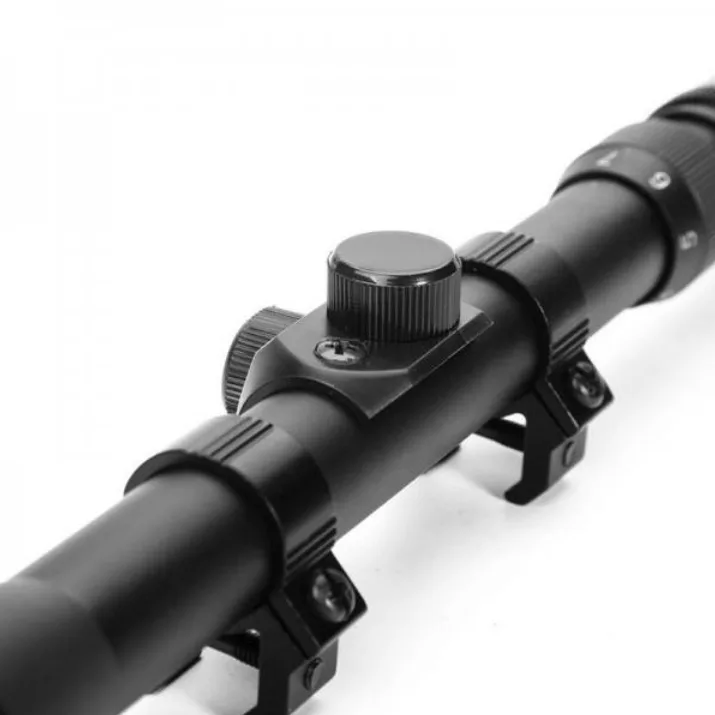 LUNETA CELOWNICZA 3-7×28 ZOOM CELOWNIK OPTYCZNY KRZYŻ MONTAŻ - obrazek 5