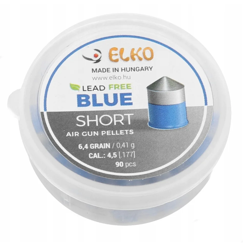 ŚRUT STALOWY TEFLOWY BEZOŁOWIOWY OSTRY ELKO BLUE NIEBIESKI 4.5 mm - obrazek 2