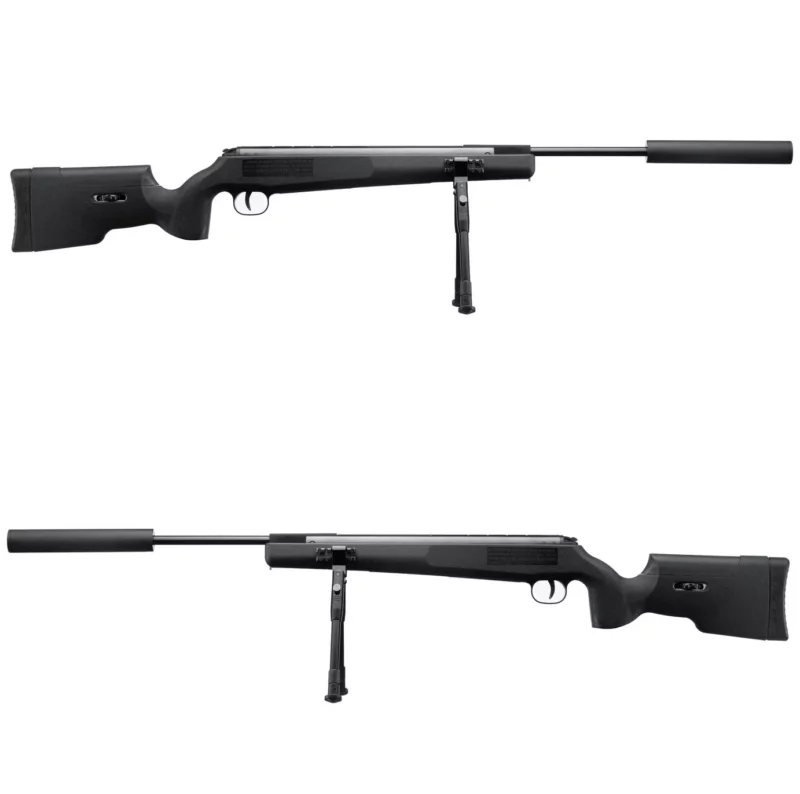 WIATRÓWKA KARABINEK SR1250S BLACK KAL. 4.5MM ŁAMANA BIPOD EKP