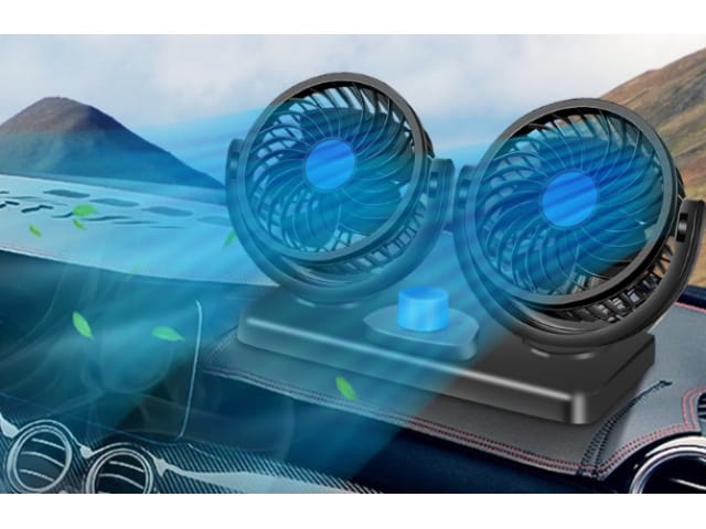 Wiatrak wentylator samochodowy 12V