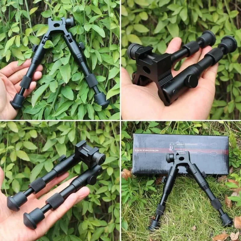 BIPOD DWÓJNÓG SKŁADANY UNIWERSALNY PODPÓRKA DO BRONI RIS 22MM - obrazek 4