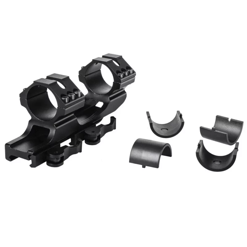MONTAŻ LUNETY JEDNOCZĘŚCIOWY UNIWERSALNY 1" 30MM ADAPTER SZYNA 20MM PICATINNY - obrazek 2