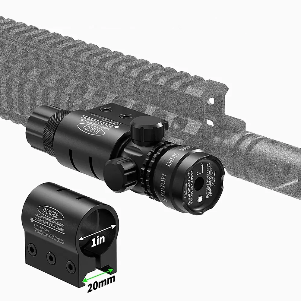 CELOWNIK LASEROWY LASER WSKAŹNIK DO WIATRÓWKI ASG ZESTAW CZERWONY SZYNA 11MM - obrazek 7