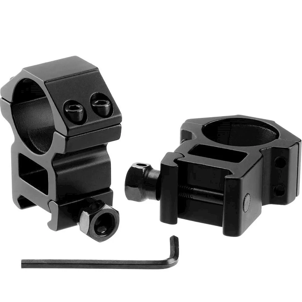 MONTAŻ LUNETY DWUCZĘŚCIOWY WYSOKI 1″ SZYNA 22MM PICATINNY - obrazek 5