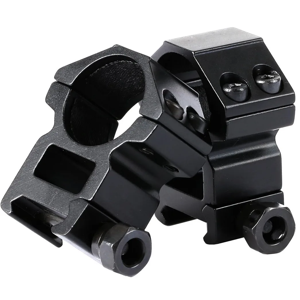 MONTAŻ LUNETY DWUCZĘŚCIOWY WYSOKI 1″ SZYNA 22MM PICATINNY - obrazek 4
