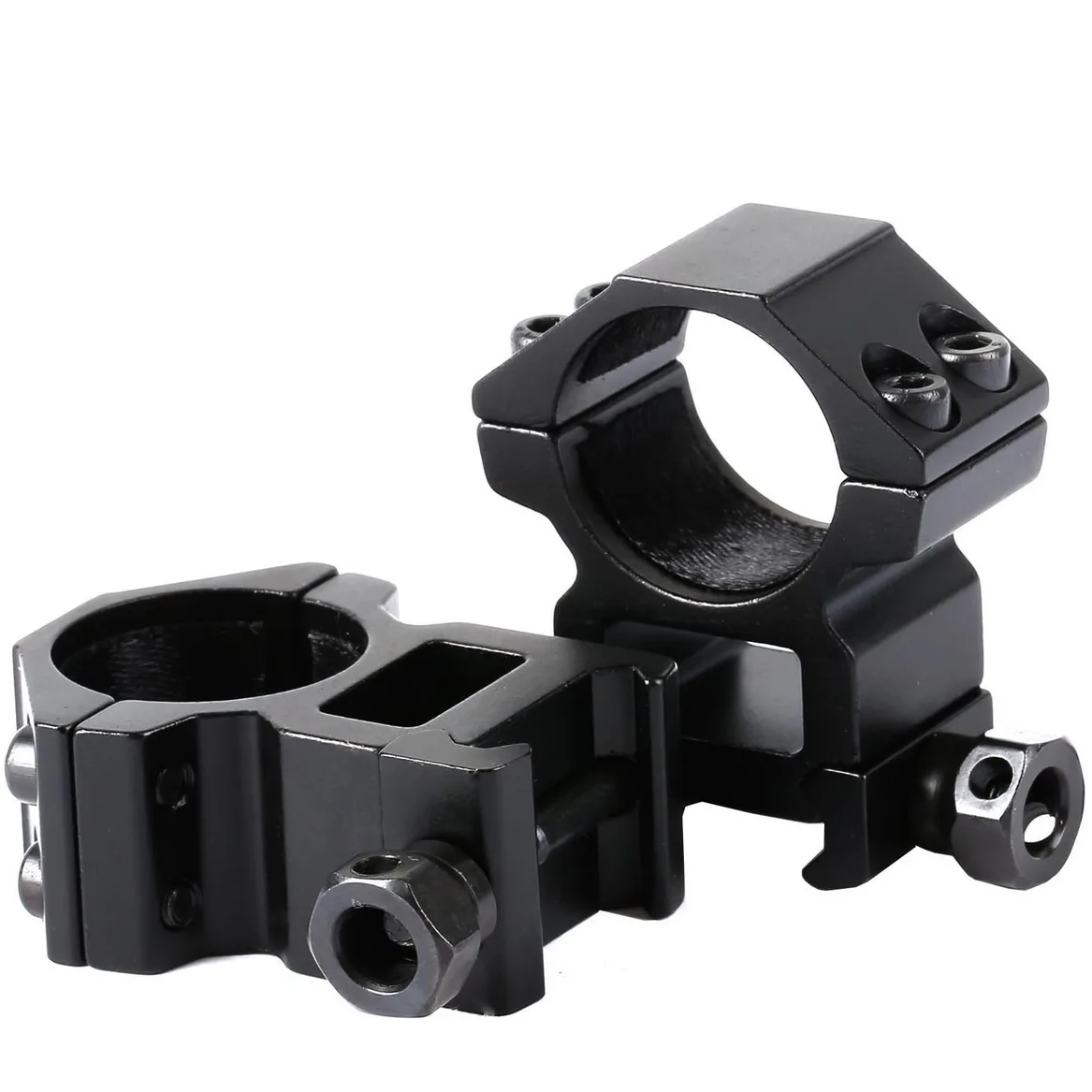 MONTAŻ LUNETY DWUCZĘŚCIOWY WYSOKI 1″ SZYNA 22MM PICATINNY - obrazek 3