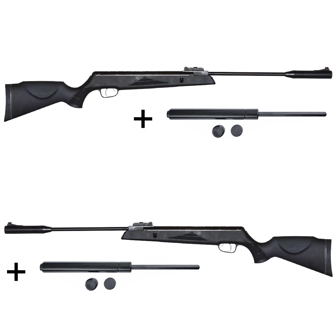 WIATRÓWKA KARABINEK SR1000S BLACK KAL. 4,5MM ŁAMANA EKP<17J + SPRĘŻYNA GAZOWA VORTEX