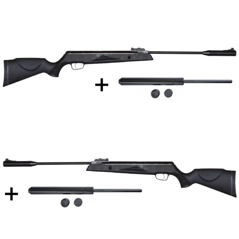 WIATRÓWKA KARABINEK SR1000S BLACK KAL. 5,5MM ŁAMANA EKP&LT;17J + SPRĘŻYNA GAZOWA VORTEX