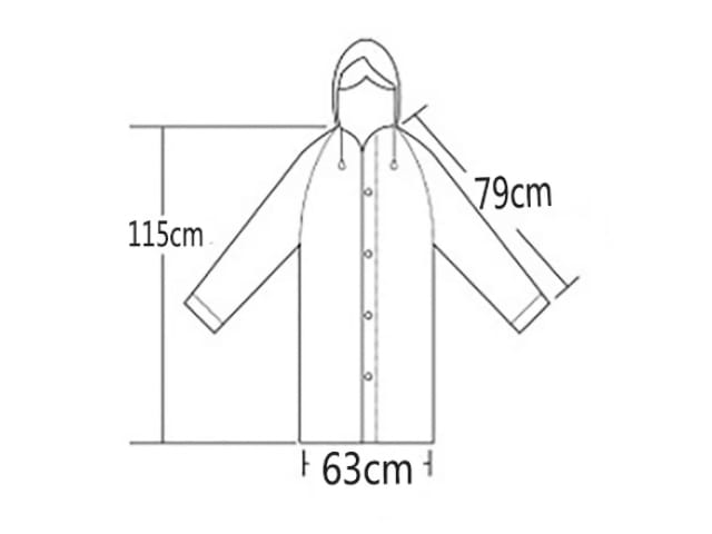 Płaszcz przeciwdeszczowy dla dorosłych