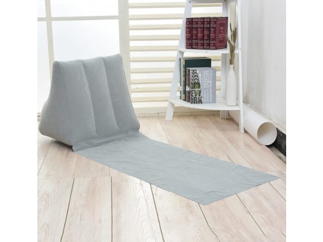 Mata plażowa z dmuchanym oparciem