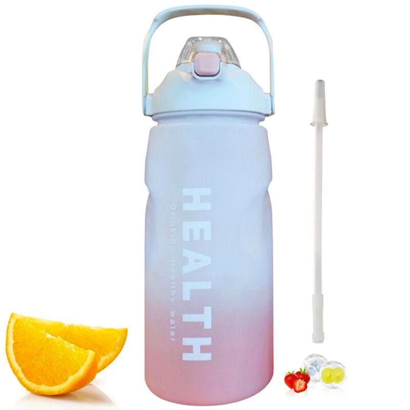 BIDON BUTELKA NA WODĘ DZBANEK PRZENOŚNY ZE SŁOMKĄ 1,5L