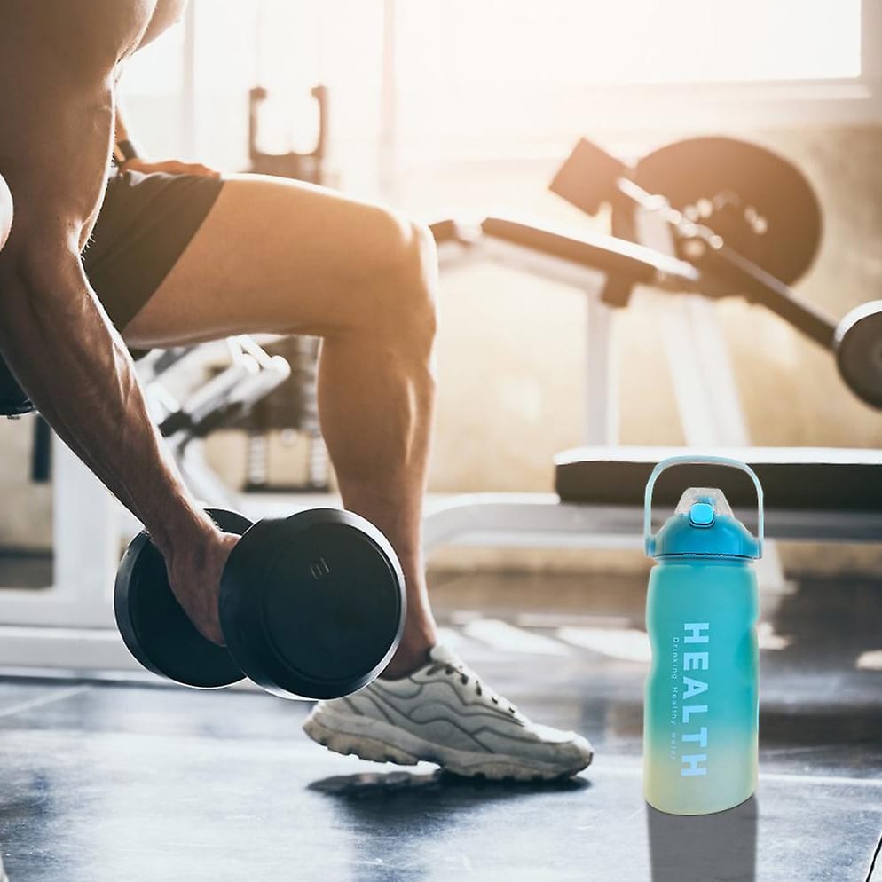 BIDON BUTELKA NA WODĘ DZBANEK PRZENOŚNY ZE SŁOMKĄ 1,5L - obrazek 2