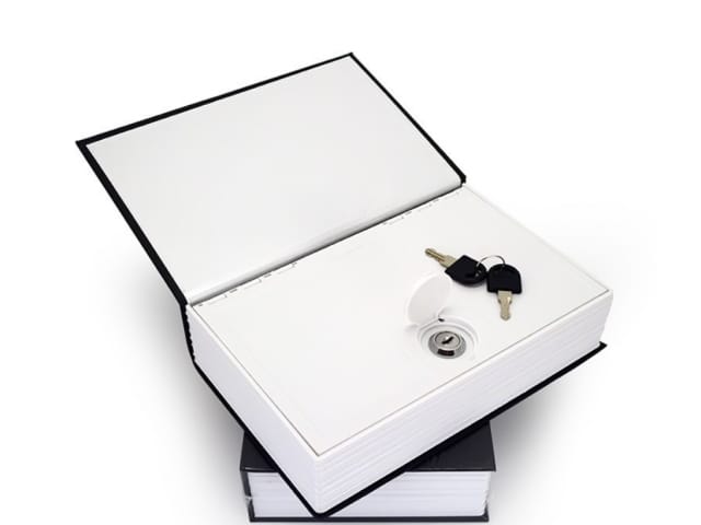 Kasetka książka na pieniądze 24x15,5 CZARNA