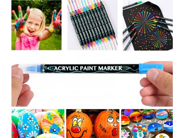 Markery pisaki mazaki akrylowe 24 szt.