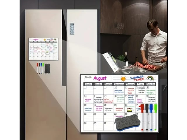 Kalendarz z magnesem na lodówkę