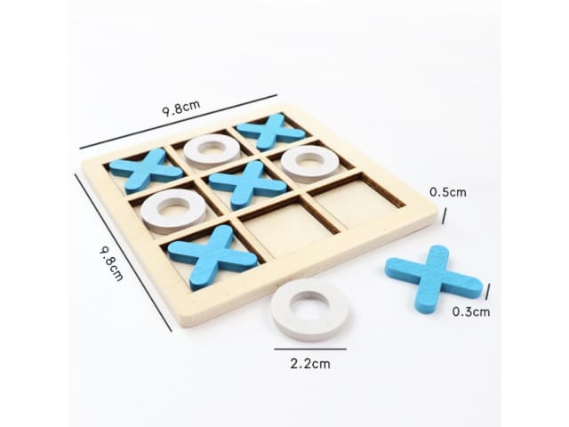Gra drewniana kółko i krzyżyk