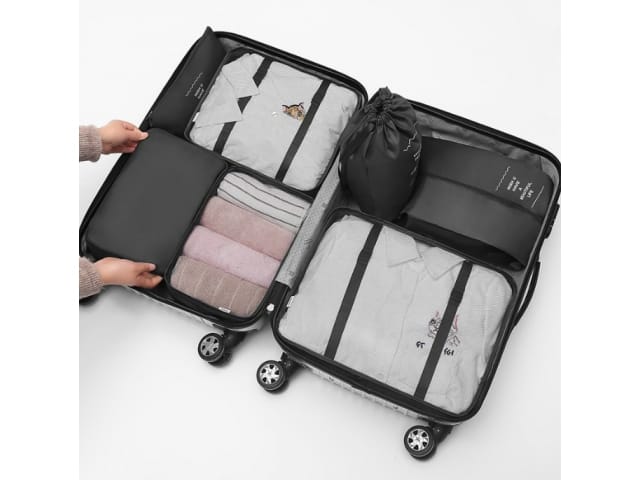 Torby podróżne do walizek zestaw 7 sztuk
