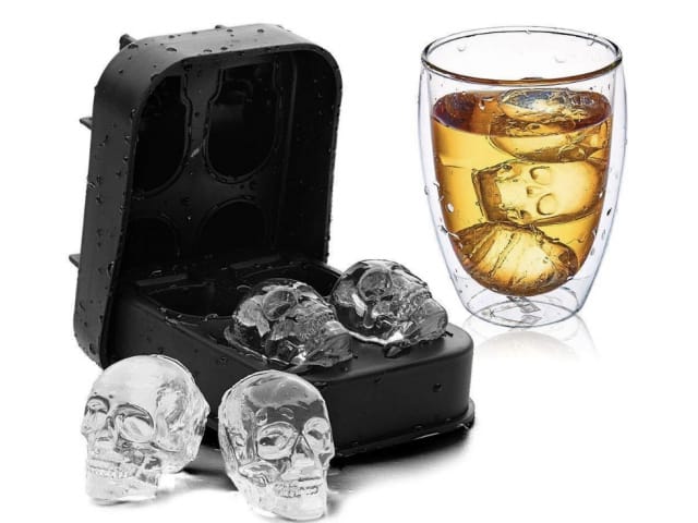 Foremka do kostek lodu czaszki