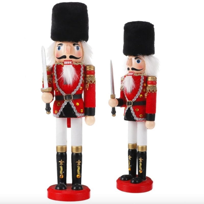 DREWNIANY DZIADEK DO ORZECHÓW DREWNO DUŻA FIGURKA OZDOBA XL